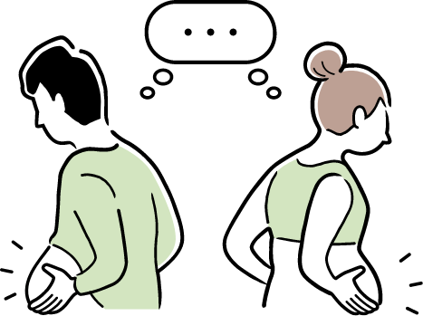 お腹の贅肉を気にする男女